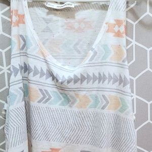 Maurices Pastel Patterned Tank - Size 3